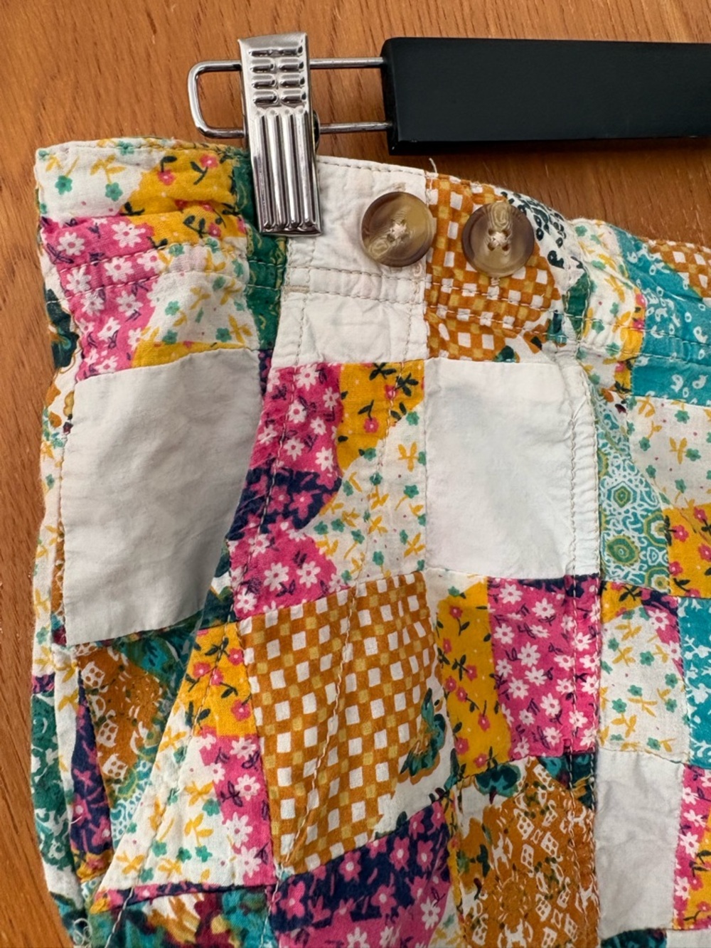 Pilcro Multicolor Patchwork high rise utility Sho… - image 4